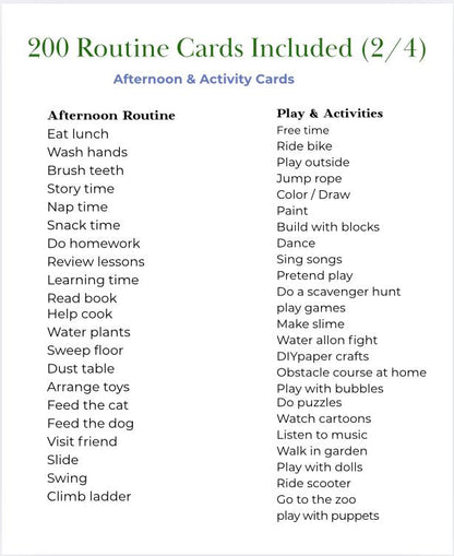 Daily Routine Cards  - RoutiKids