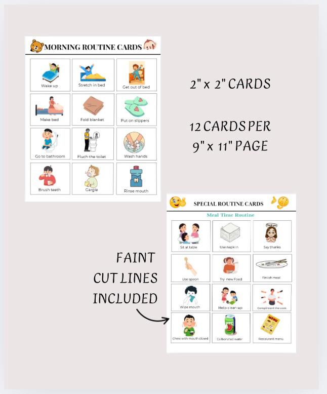 Daily Routine Cards  - RoutiKids
