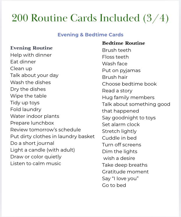 Daily Routine Cards  - RoutiKids